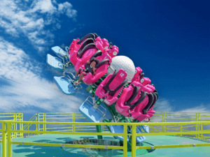 Hook & Slice ride at Fun Spot America Atlanta in Fayetteville, Georgia