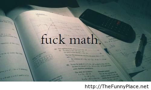 We all love math...