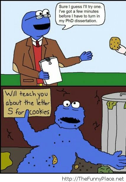 Funny cookie monster sayings