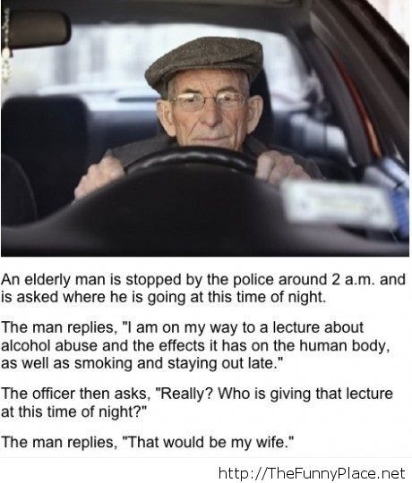 An elderly man