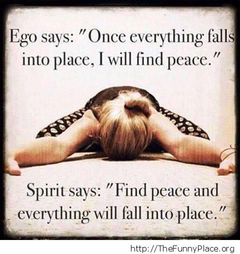 Ego vs spirit