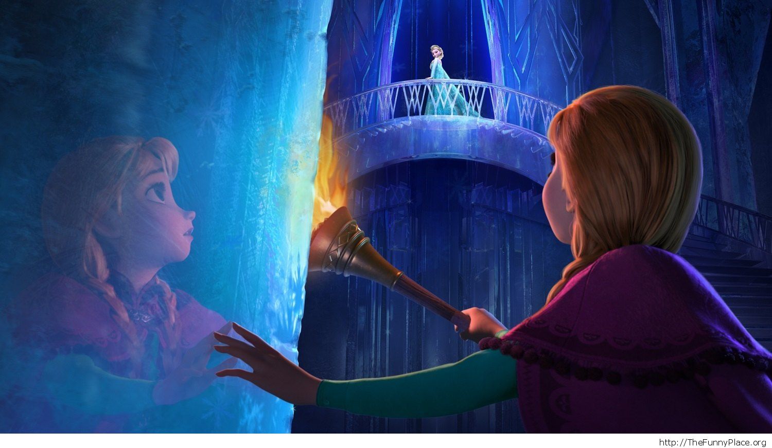 "FROZEN" (Top to Bottom) ELSA and ANNA. ©2013 Disney. All Rights Reserved.
