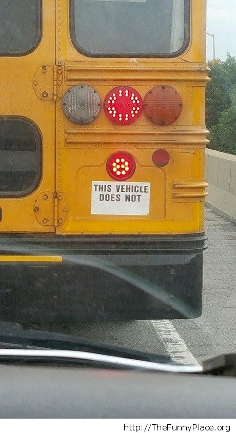 Funny vehicle sign